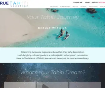 Truetahitivacation.com(True Tahiti Vacations) Screenshot