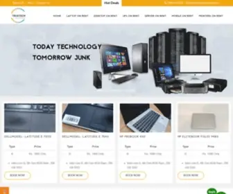 Truetechservices.in(Computers Laptop on Rent in Gurgaon) Screenshot