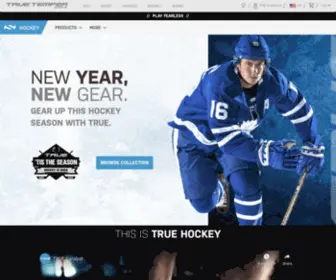 Truetempergoalie.com(Hockey Sticks) Screenshot