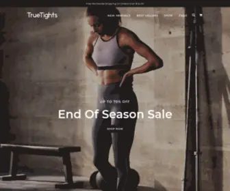 Truetights.com(Stylish activewear for your day to day) Screenshot