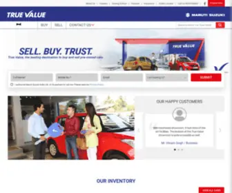 Truevalueofgtroadaligarh.com(Dev Motors Pvt. Ltd True Value) Screenshot