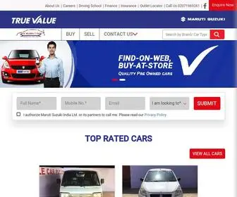 Truevalueofpunesolapurhighway.com(Maruti Suzuki True Value) Screenshot