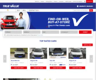 Truevalueofsarkhej.com(Maruti Suzuki True Value) Screenshot