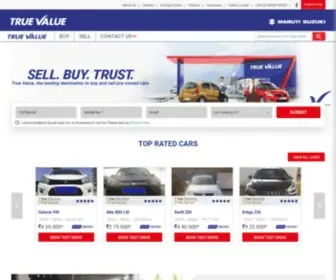 Truevalueofthaikkattukara.com(Sell or exchange used cars with Indus Motor Company in Thaikkattukara) Screenshot