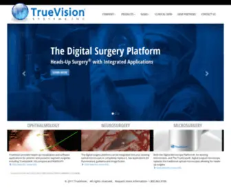 Truevisionsys.com(Alcon Eye Care for Healthcare Professionals) Screenshot