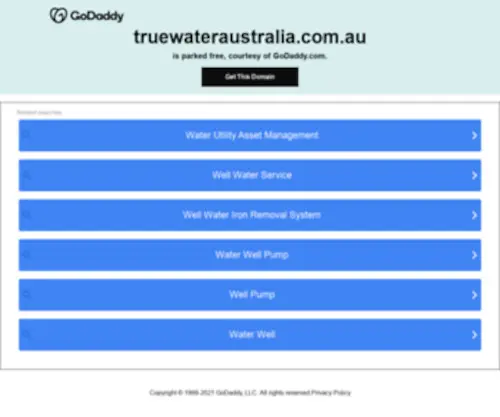 Truewateraustralia.com.au(Truewateraustralia) Screenshot