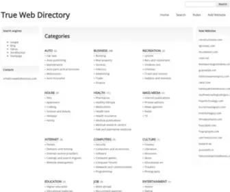 Truewebdirectory.com(True Web Directory) Screenshot