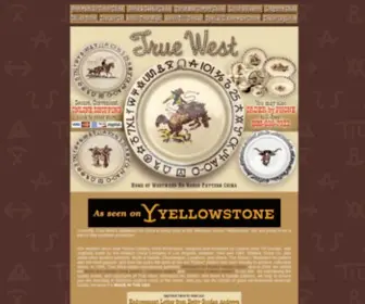 Truewesthome.com(Western Dinnerware as Seen on Yellowstone) Screenshot