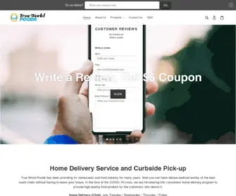 TrueWorldfoodsdc.com(True World Foods DC) Screenshot
