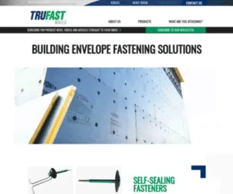 Trufastwalls.com(Insulation Fastening Systems) Screenshot
