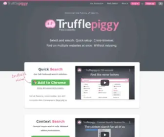 Trufflepiggy.com(Find Instantly) Screenshot