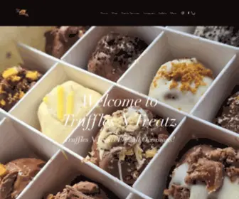 Trufflesntreatz.com(The Exclusive Truffle Shop) Screenshot