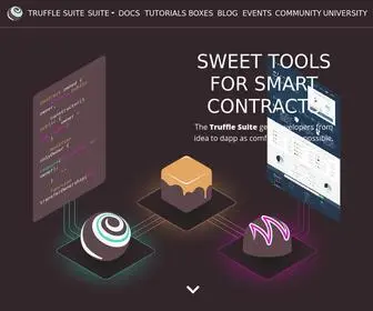 Trufflesuite.com(Truffle Suite) Screenshot