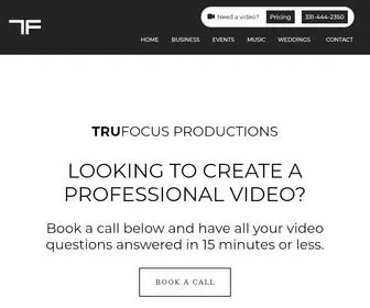 Trufocusproductions.com(Chicago Video Production Company) Screenshot