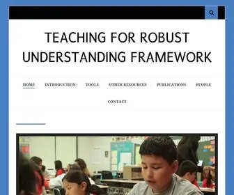 Truframework.org(Teaching for Robust Understanding Framework) Screenshot