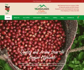 Truhighlands.com(TruHighlands Coffee) Screenshot