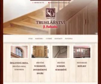 Truhlarstvi-Halamka.cz(Špaletová) Screenshot