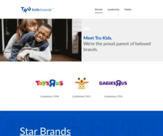 Trukidsbrands.com(Tru Kids Brands) Screenshot