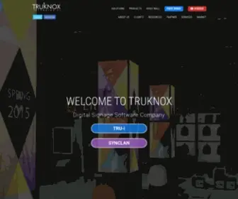 Truknox.com(Digital Signage Software Company) Screenshot