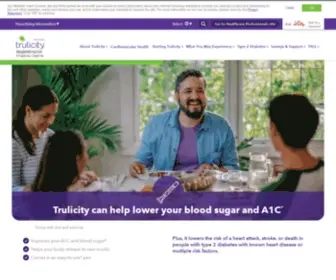 Trulicity.com(Once‐weekly Trulicity) Screenshot