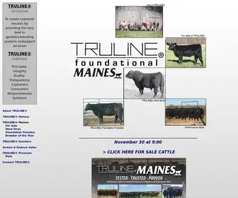 Trulinemaines.com(TRULINE Maines) Screenshot