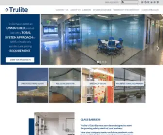 Trulite.com(Glass and Aluminum Solutions) Screenshot