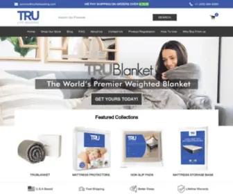 Trulitebedding.com(TRU Lite Bedding) Screenshot