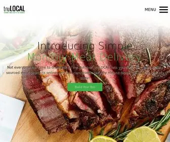 Trulocal.ca(Monthly Meat Delivery Ontario) Screenshot