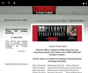 Trulockchokes.com(Shotgun Chokes & Choke Tubes) Screenshot