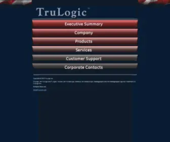 Trulogic.com(TruLogic Main Menu) Screenshot