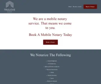 Trulovenotary.com(Austin Mobile Notary & Signing Service) Screenshot