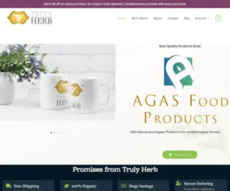 Truly-Herb.com(Truly Herb Live with Nature) Screenshot