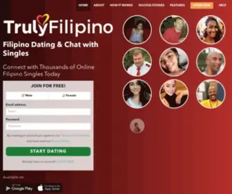 Trulyfilipino.com(Filipino Dating & Chat with Singles at TrulyFilipino) Screenshot