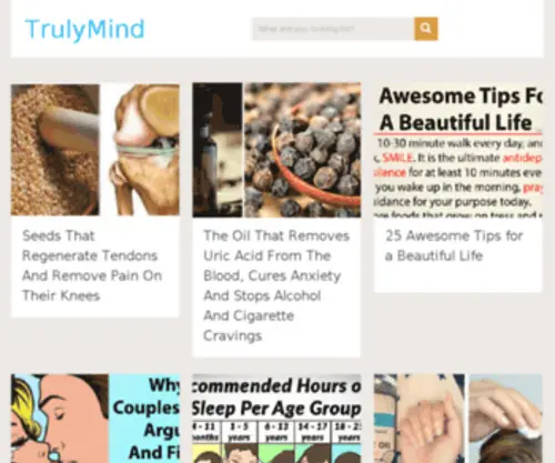 Trulymind.com(Truly Mind) Screenshot
