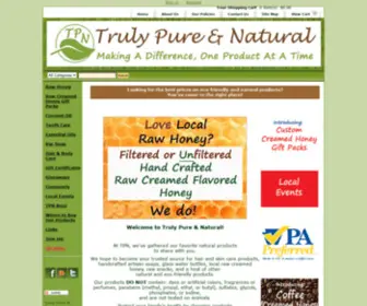 Trulypureandnatural.com(Truly Pure and Natural) Screenshot