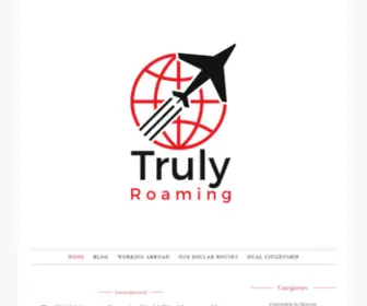 Trulyroaming.com(Truly Roaming) Screenshot