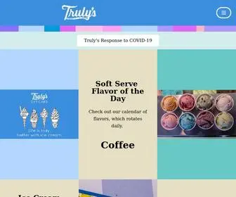 Trulys.com(Truly's Ice Cream) Screenshot