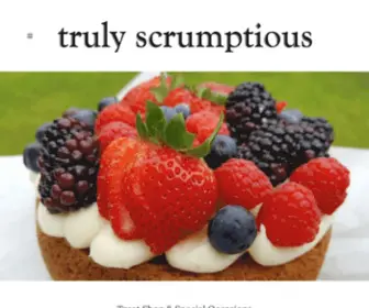 Trulyscrumptiousnw.com(Truly scrumptious) Screenshot