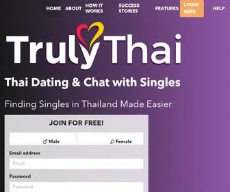 Trulythai.com(Thai Dating & Chat with Singles at TrulyThai) Screenshot