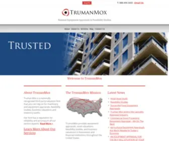 Trumanmox.com(Appraisal and Valuation Services for Equipment and Machinery) Screenshot