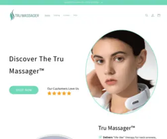 Trumassager.com(Tru Massager) Screenshot