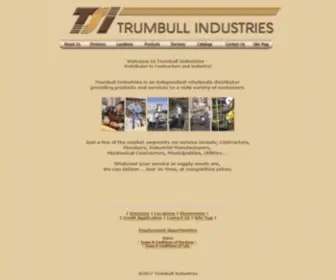 Trumbull.com(Trumbull Industries) Screenshot