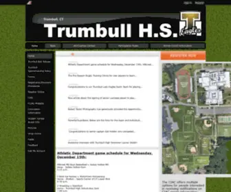 Trumbullathletics.com(Trumbull H.S) Screenshot