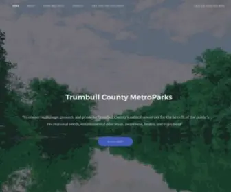 Trumbullmetroparks.org(Trumbull County MetroParks) Screenshot