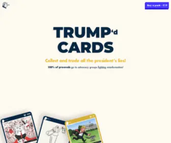 Trump-Cards.com(Trump’d Cards) Screenshot