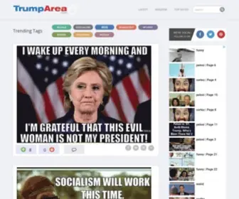 Trumparea.com(Make America Great Again) Screenshot