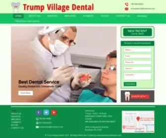 Trumpdental.com(Trump Village Dental6) Screenshot