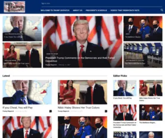 Trumpdispatch.com(Trump Dispatch) Screenshot