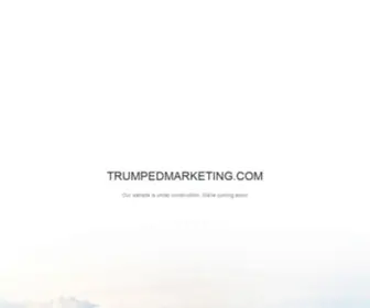 Trumpedmarketing.com(Build a Free Website) Screenshot