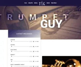 Trumpet-Guy.com(My WordPress Blog) Screenshot